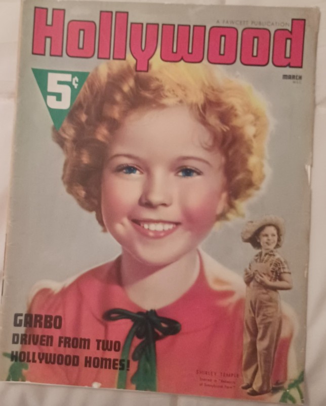 Hollywood Movie Magazine SHIRLEY TEMPLE on Cover 1930's