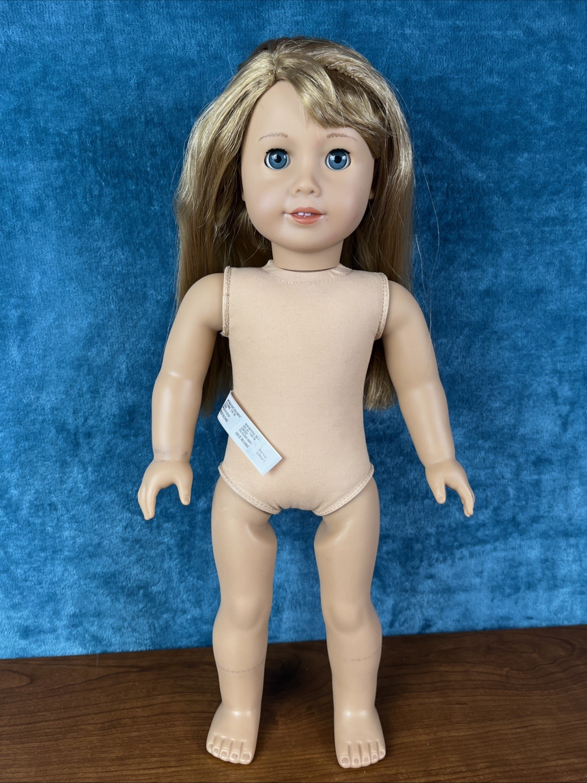 American Girl Doll Courtney Moore 1980s Historical Blond Hair Blue Eyes READ