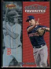 2020 Bowman's Best Nick Yorke 2000 Franchise Favorites #FFA-NY Boston Red Sox