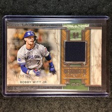 2025 Museum Baseball BOBBY WITT JR. Meaningful Material Relic 70/99