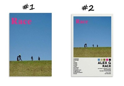 Alex G Race music poster, wall art decoration.