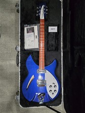 Rickenbacker 330 Midnight Blue Semi Hollow Body Electric 6 String 2018 with Case