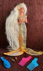 Vintage 1995 Jewel Hair Mermaid Barbie Doll Blonde Mattel w/ Accessories
