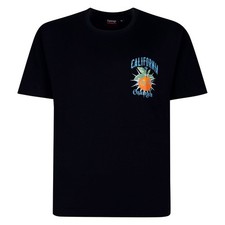 NEW IN ESPIONAGE NAVY CALIFORNIA ORANGE TEE SHIRT T449 2XL3XL 4XL5XL6XL7XL8XL