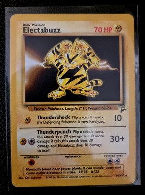 Pokémon TCG | Electabuzz Elektek | Base Set 2 | ENG | 24/130 | 2000 | Rare