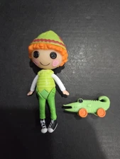 Lalaloopsy Mini Doll Pete R. Canfly Loose with Crocodile Accessory