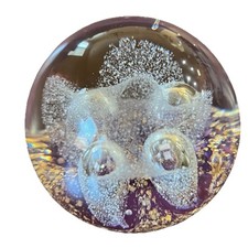 Vintage Art Glass Paperweight By Dynasty Gallery Heirloom Collection