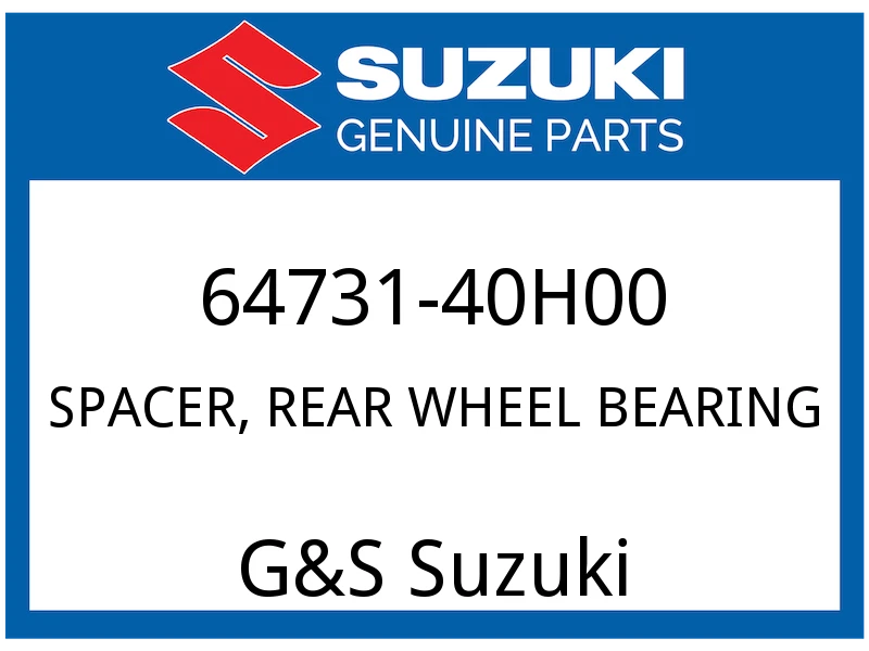 SPACER, REAR WHEEL BEARING