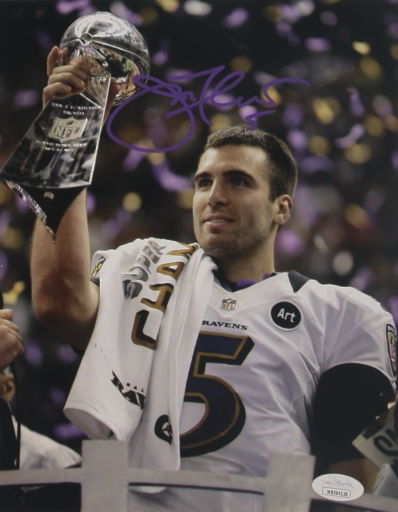 Joe Flacco Autographed Signed Baltimore Ravens Ravens 8x10 Photo (JSA) 