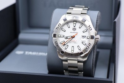 TAG Heuer Aquaracer Calibre 5 Automatik WAY2013 Edelstahl Herrenuhr Full Set
