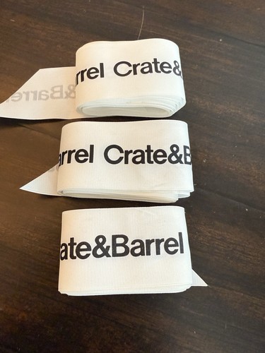 Crate & Barrel Ribbon 2” Wide 450”  Total For Crafts Gifts Over 12 Yards