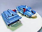 VINTAGE DINKY TOYS  104 - SPECTRUM PURSUIT VEHICLE X2 - USED CONDITION