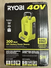 RYOBI RYi300BG 300-Watt Powered Inverter for 40-Volt Battery