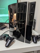 Sony PS3 FAT Console 40GB CECHH02 bundle +  2 Genuine Controllers & Games Tested