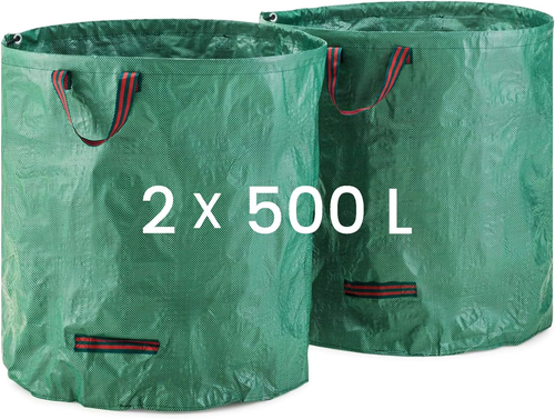 3x Sacchi per rifiuti da giardino, 70 litri + 105 litri + 175 litri