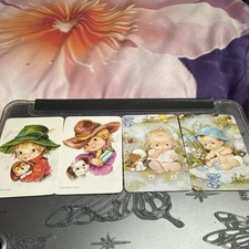 Vintage 1970s swap cards blank back