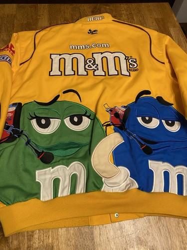 Chase Authentic M&M Elliott Sadler Nascar Jacket Robert Yates Racing Sz XL Vtg - Picture 4 of 16