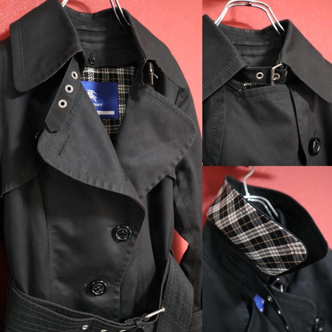 Burberry Blue Label Trench coat size Asian Fit 38 color black