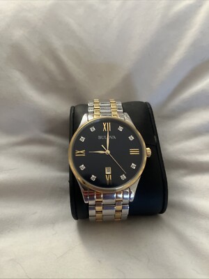 Bulova Mens Watch Diamond Collection 