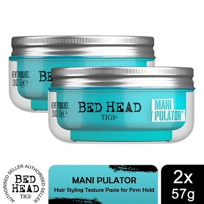 Bed Head by TIGI Manipulator Hair Styling Texture Paste for Firm Hold 2x57g