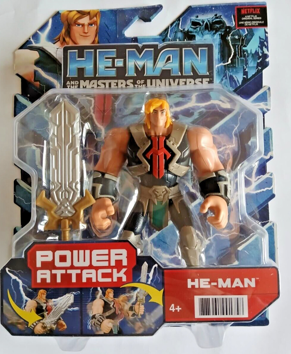 He-Man Masters of the Universe MOTU Power Attack Figure