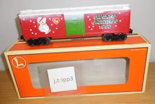 RGS CUSTOM LIONEL BOXCAR BEANIE BABY SEASON GREETINGS 1999 O GAUGE HOLIDAY TRAIN