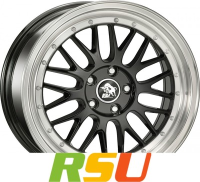 Ultra Wheels UA3 LM black / lip polished 8.5x18'' ET30 LK5 112 ML 66.5 Alufelg...