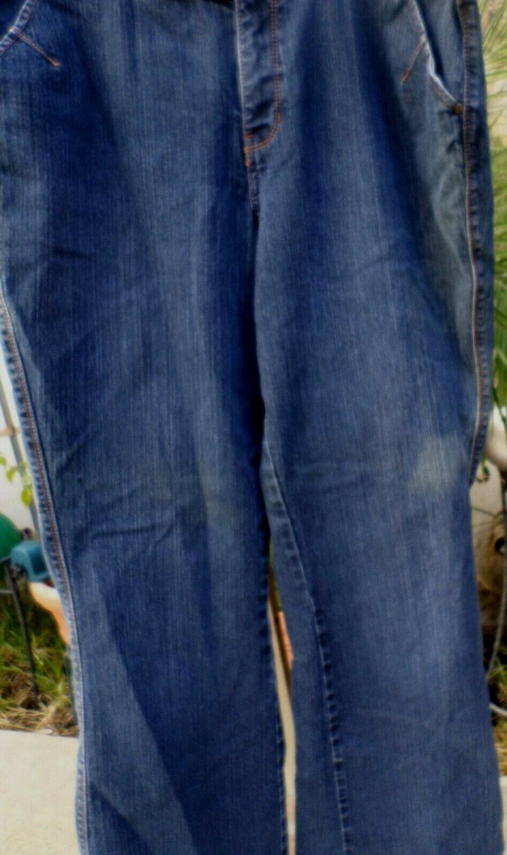 Jeans Lane Bryant Femme Taille 18 Tall - Coupe évasée, Technologie 'Tighter Tummy' - Bleu Foncé - Occasion Très Bon état