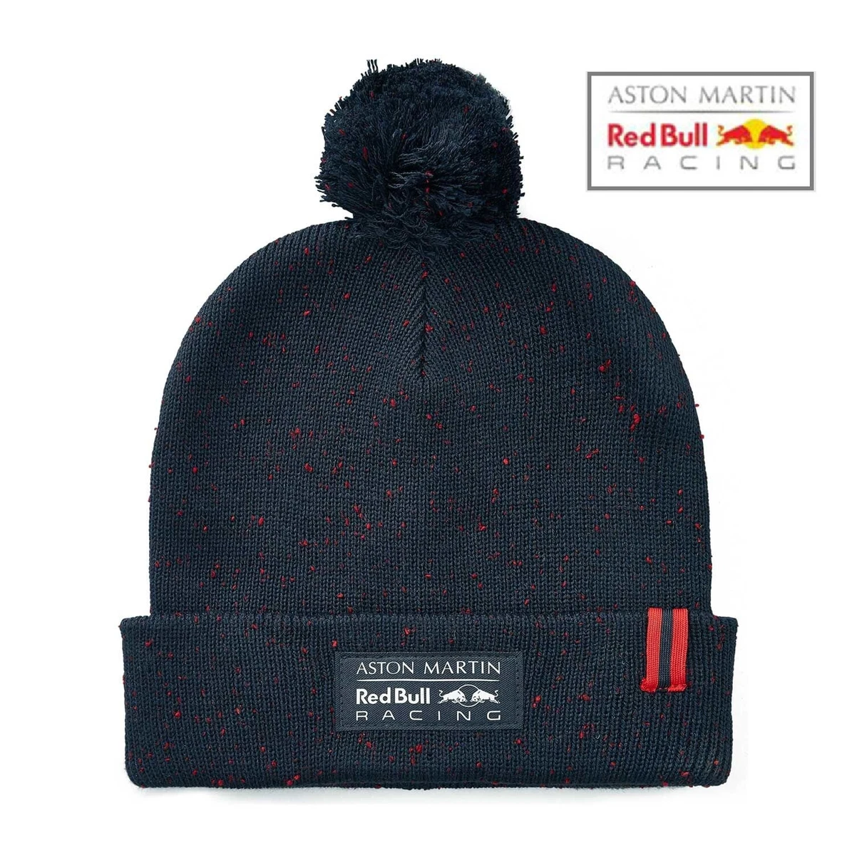 Red Bull Racing Aston Martin 2019 Sport Bobble Beanie Hat Licensed