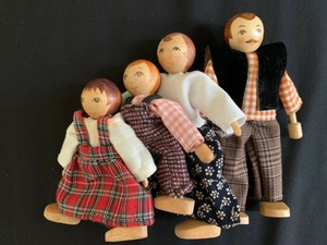 wooden bendy dolls