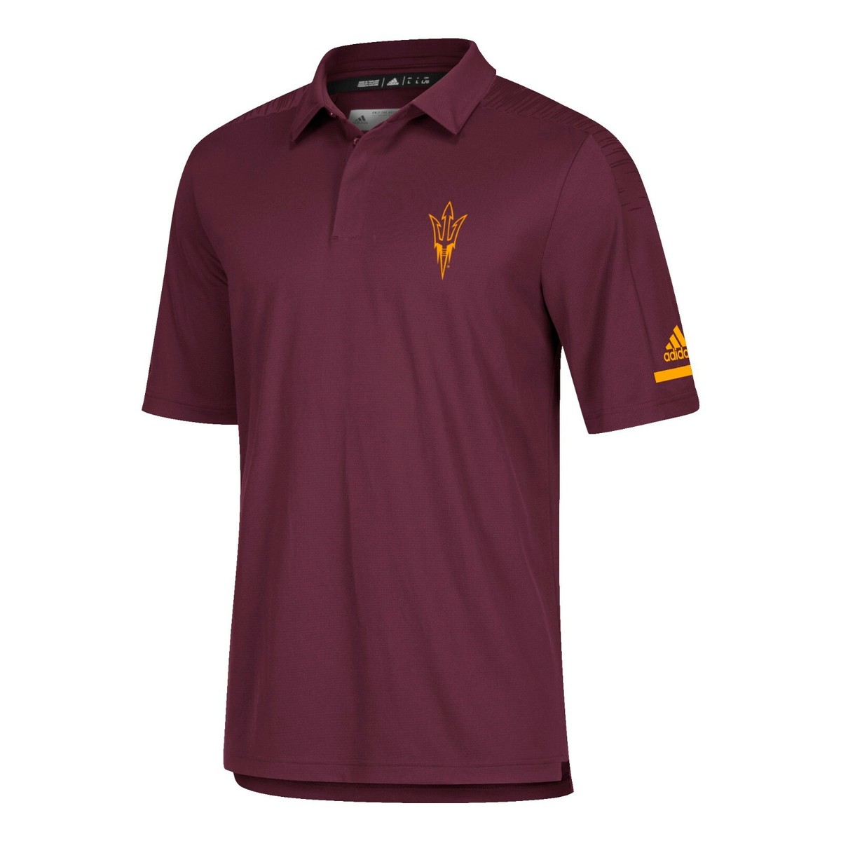 Arizona State Sun Devils NCAA Men's Maroon Team Iconic Coaches Polo Shirt