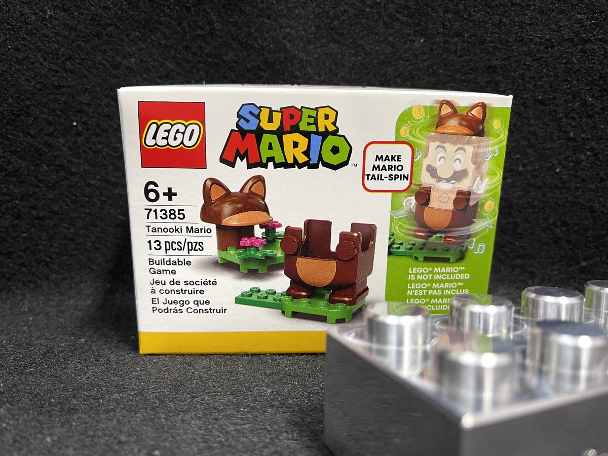 LEGO 71385 2021 Tanooki Mario Minifigure Super Mario Bros Power Up Pack NIB