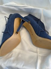 G.I.L.I Open Toe Bootie Size 10M Jean Material