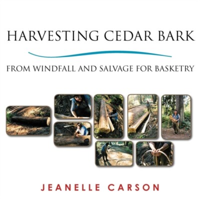 CARSON - HARVESTING CEDAR BARK  FROM WINDFALL AND SALVAGE FOR BASKETRY - X555z