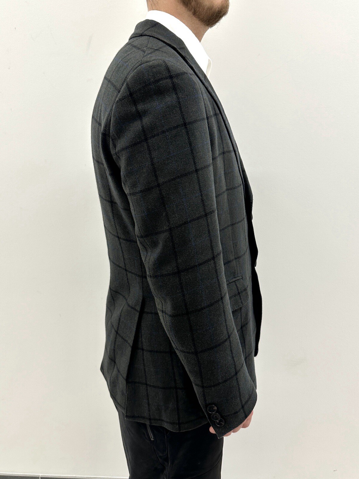 Etro Milano Blazer Wool Coat Jacket Men Plaid Italy Rare size EU-50 / US-40 image 8