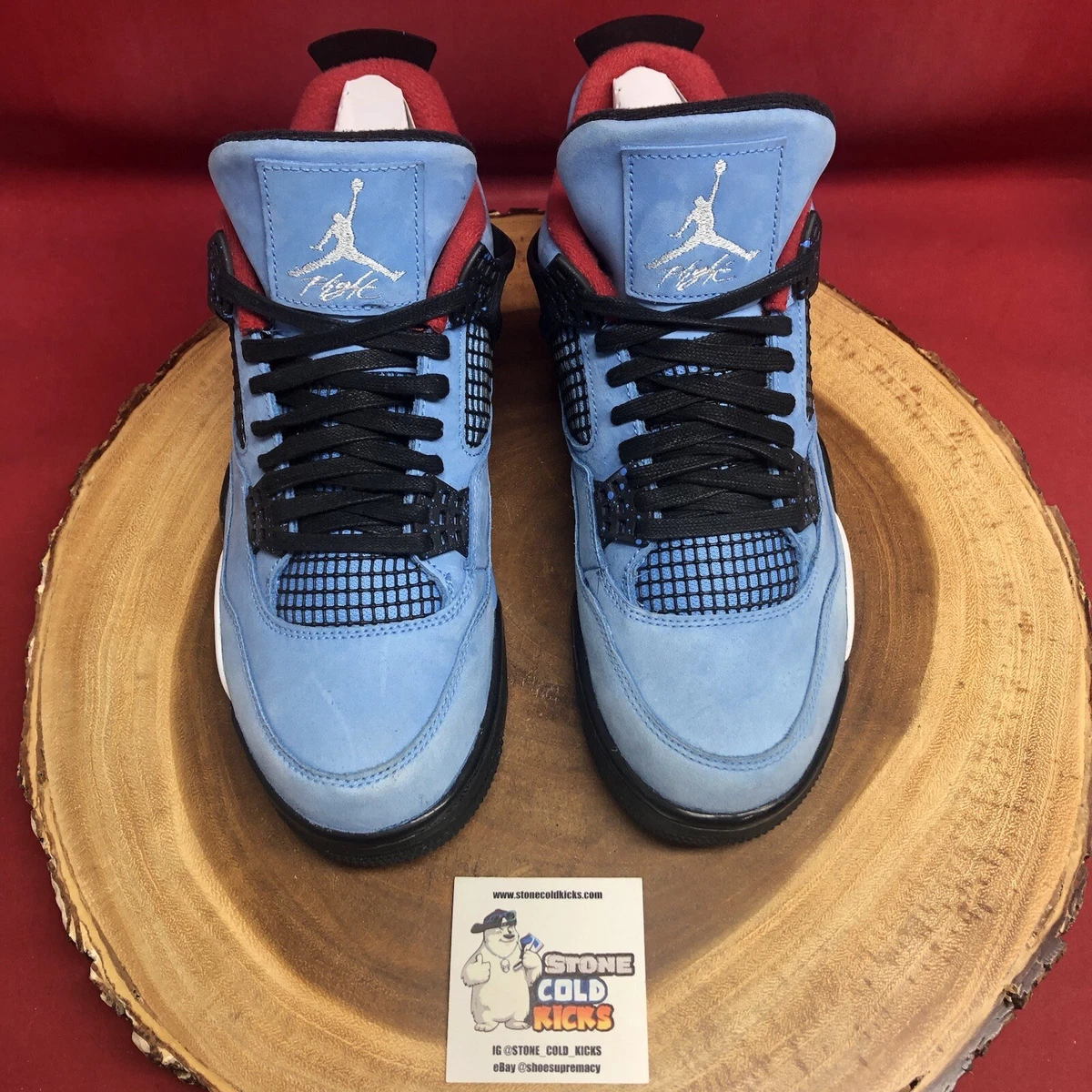 Air jordan 4 travis scott best sale blue