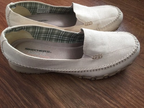skechers beige memory foam