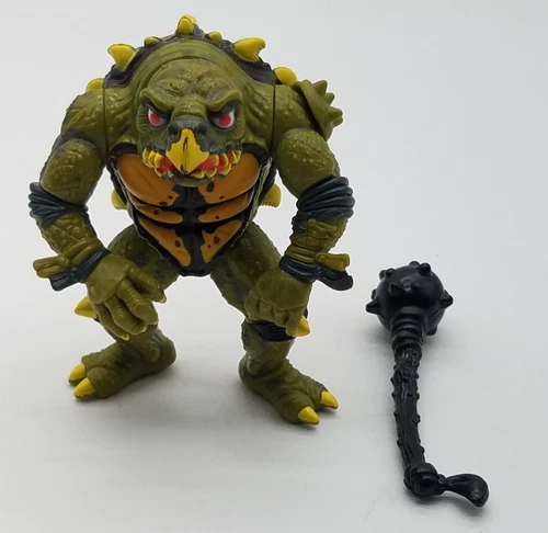 Vintage 1991 Teenage Mutant Ninja Turtles TMNT Tokka Action Fig w/ 1 Accessory