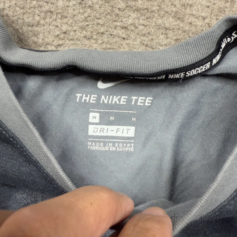 Футболка мужская Nike размер M серая футбольный клуб футбол короткий рукав производительность - Изображение 2 из 4