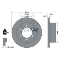 Textar 2X Bremsscheibe 92146703