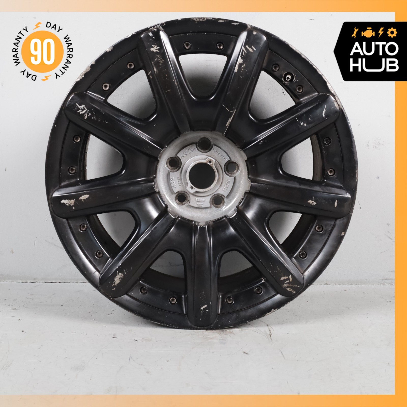 Bentley Continental GT GTC 9 x 19 19" Wheel Rim Black 3W0601025K OEM