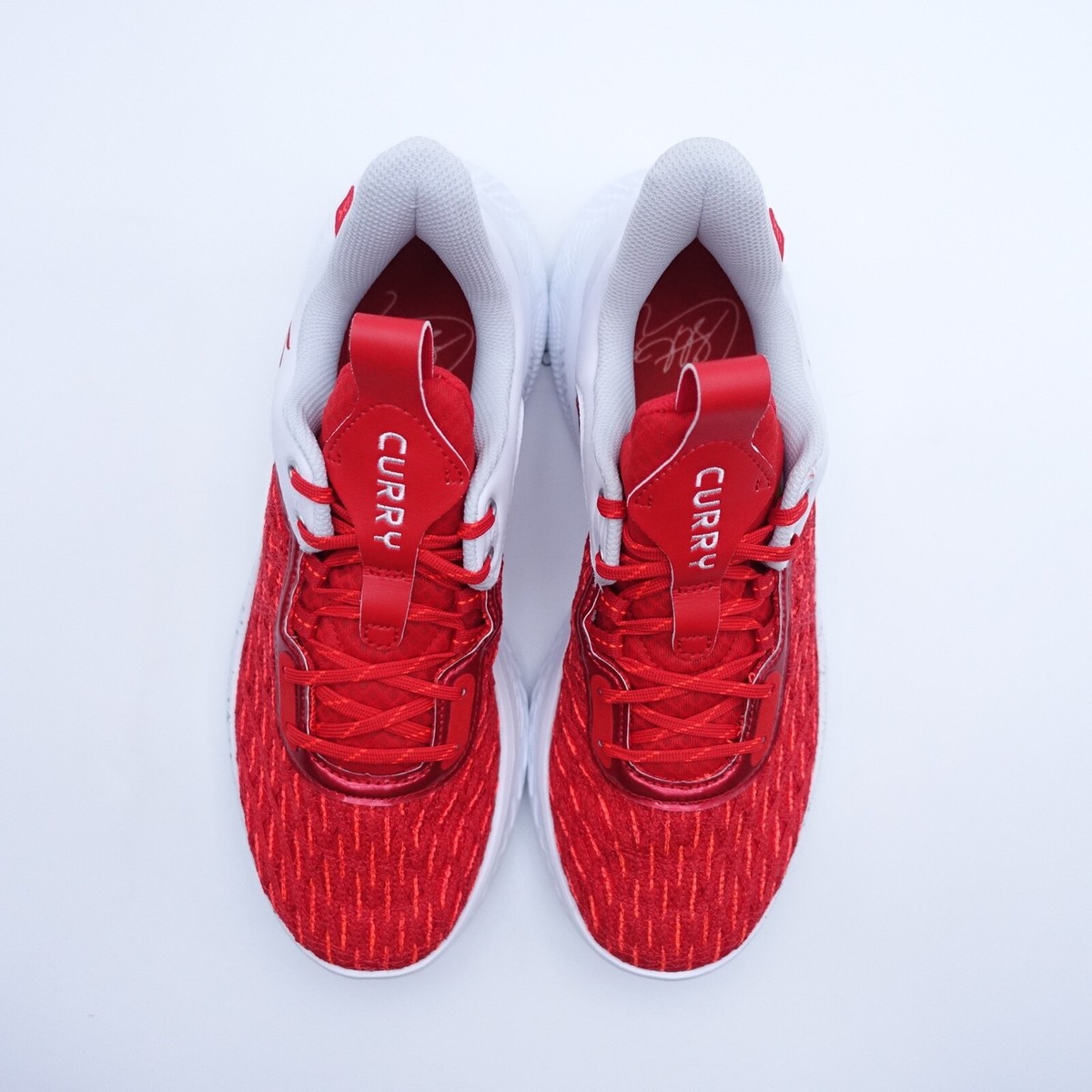 Under Armour Curry Flow 9 Men’s Shoes Red and White Basketball Sneaker Size 14 Size 12 Men main image 3