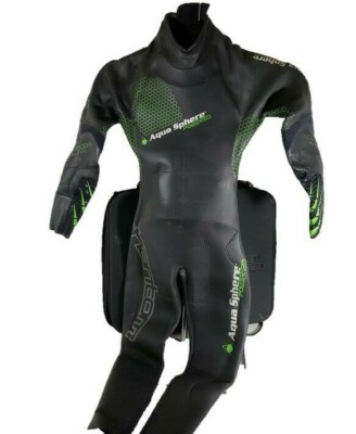 Aqua Sphere Men's XXS Phantom Wetsuit Race Triathlon Training Swim Wear Dry Suit