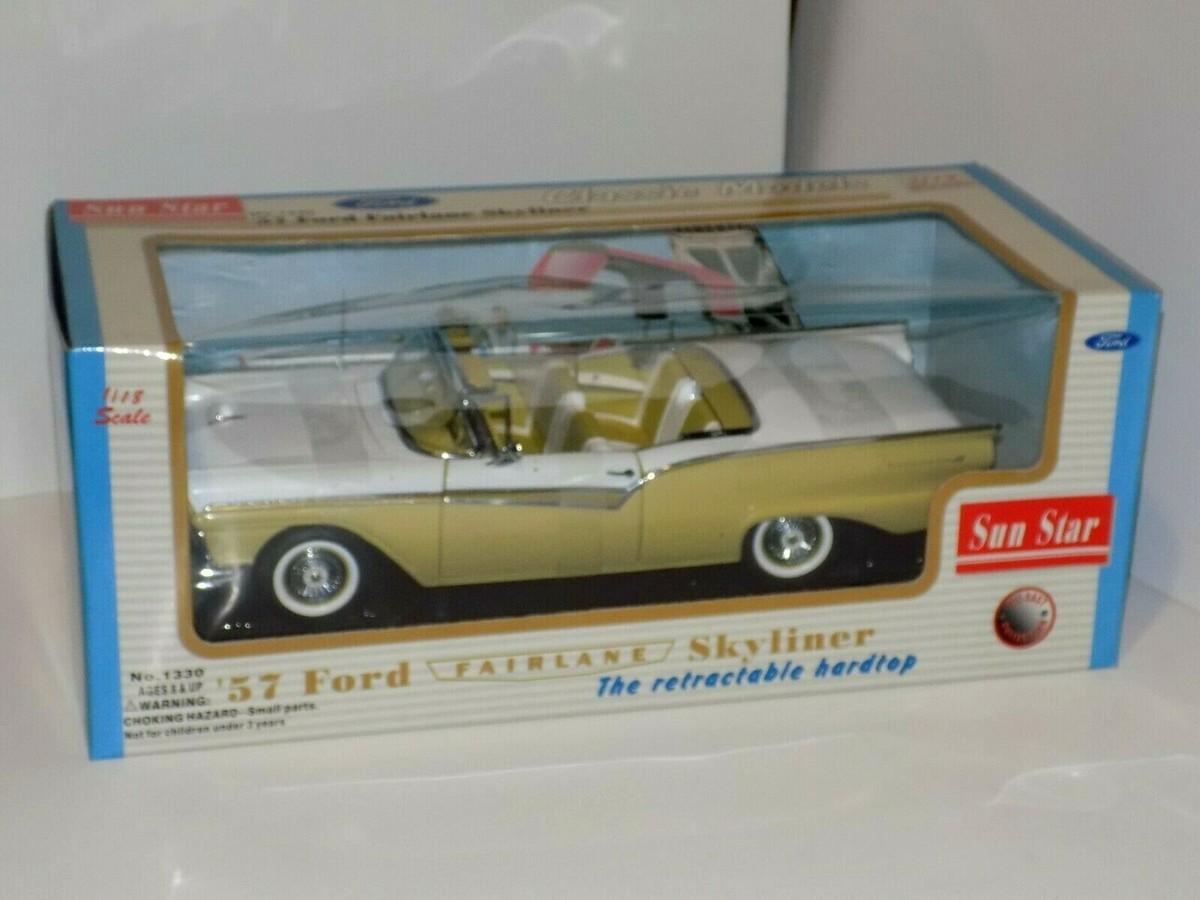 Ford Fairlane Skyliner Convertible 1957 SUN STAR 1330 1:18 | eBay
