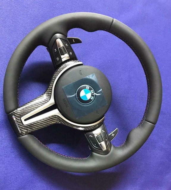 BMW M5 Steering wheel with pedals Carbon F10 F11 F18 F06 ...