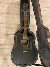 Gitarre Ibanez Westerngitarre schwarz, Artwood
