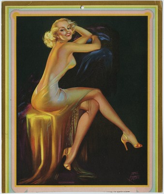 art deco pin up