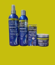 Set Of 4 Sulfur 8 Medicated Dandruff Control Shampoo & Dandruff, Treatment Cream