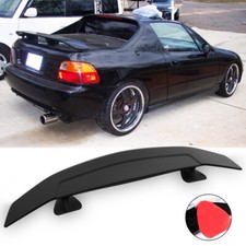46 Matte Black Rear Trunk Spoiler Wing Gt Style Racing For Honda Civic Del Sol 46 Matte Black Rear Trunk Spoiler Wing Gt Style Racing For Honda Civic Del Sol