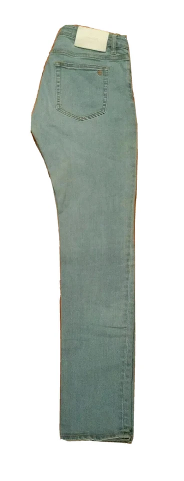 Pantalones de mezclilla Surface To Air ajustados con botones azul claro talla 30x29 Foto 3 de 4